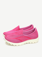 Comfortable Mesh Pure Color Soft Flat Casual Women Shoes