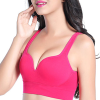 Comfortable Seamfree Plunge Yoga Bras