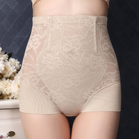 Comfy Lace Jacquard Mesh Hip-lifting Underwear High Waist Breathable Tights Thin Shapewear
