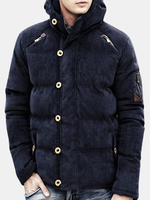 Corduroy Cotton Padded Coat