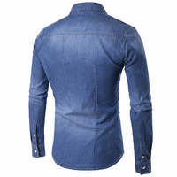 Cotton Plus Size Designer Denim Shirt
