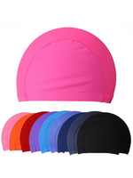 Cozy Multi Cotors Waterproof Soft Printing Elastic Swimming Cap For Adult