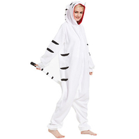 Cute Cartoon Tiger One-piece Cosplay Unisex Sleepwear