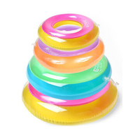 Double Deck Airbag Underarm Inflatable Floating Thickening Swimming Ring For Adult Children