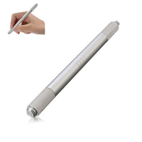 Dual-head Permanent Eyebrow Tattoo Pen Pencil Zinc Alloy Embroidered Eye Makeup