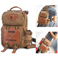 Ekphero 13L Outdoor Large Capacity Canvas Multi-use Crossbody Bag Chest Bag For Men