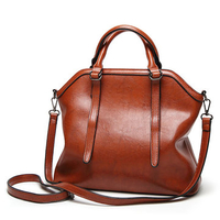 Ekphero Vintage PU Leather Handbag Shoulder Bag Crossbody Bag For Women