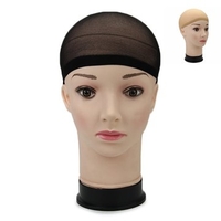 Elastic Wig Cap Hairnets Polyester Stretch Stocking Snood Liner Mesh