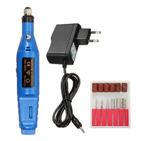 Electric Nail Drill Pen Metal Bits File Grinding Polishing Engraving Cutting Pedicure Machine Kit