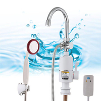 Electro-thermal Brass Shower Faucet Mixer Cold And Hot Kitchen Faucet Water Tap