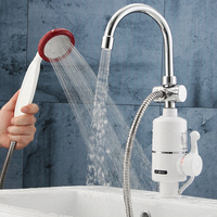 Electro-thermal Stainless Steel Kitchen Faucet Mixer Cold And Hot Single Hole Shower Faucet