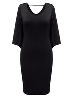 Elegant Women Butterfly Backless Bodycon Party Cape Pencil Dress