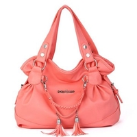 Elegant Women Tassel Pendant Handbag Ladies Casual Shopping Shoulder Bag