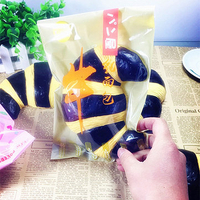 Eric Jumbo Croissant Squishy Bread Super Slow Rising 18x12cm Squeeze Collection Toy Fun Gift