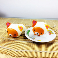 Eric Squishy Bear Cat Palm Civet 8cm Slow Rising Original Packaging Collection Gift Decor Toy