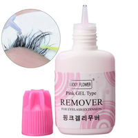 Eyelashes Extension Glue Remover Pink Gel Type For Lashes Beauty Salon Makeup