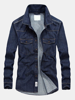 Fall Denim Chest Pockets Jacket