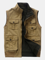 Fall Double Sided Wearable Cotton Vests