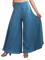 Fashion Casual Loose Solid Wide Leg Women Pants