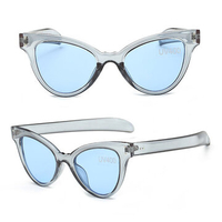 Fashion Women Cat Eye Sunglasses Outdoor Casual Sports Colorful Anti-UV Eyeglasses