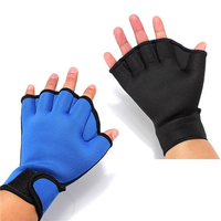 Fingerless Surfing Frog Webbed Gloves Comfortable Swimming Training Gloves