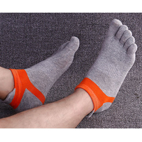 Five Toes Socks Anti-bacterial Deodorant Thick Cotton Sports Comfortable Casual Socks For Men