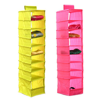 Foldable Hanging Wardrobe Storage Shelf Sweater Storage Containers For Cassify Toys Books Clothes
