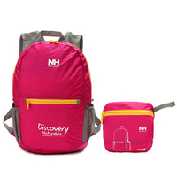 Folding 15L Waterproof Nylon Backpack Camping Hiking Shoudler Bag