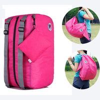 Folding Nylon Lightweight Casual Travel Bag Backpack Cloth Storage Bags Outdoor Sports Bag