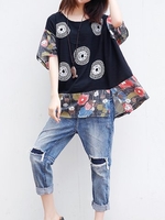 Folk Style Women T-shirt