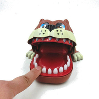 Funny Big Mouth ShaPi Dog Bite Finger Attention Toys Fidget Reduce Stress For Kids Children Gift