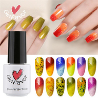 Gelfavor Shiny Temperature Change UV Gel Polish LED Soak-off Lacquer Varnish Nail Art 7ML