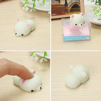 Green Bear Squishy Squeeze Cute Healing Toy Kawaii Collection Stress Reliever Gift Decor