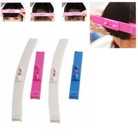 Hair Bang Ruler Cute Trimmer Fringe Cut Tool Clipper Comb Guide Pink Blue