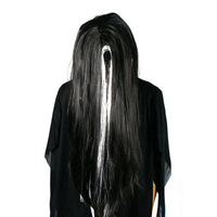 Halloween Costume Scary Ghost Wig Cosplay Supplies For Masquerade Spirit Festival Show Decrations