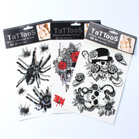 Halloween Tattoo Sticker Paster Lifelike Wound Bloodstain Scar Temporary Tattoos