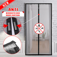 Hands Free Magic Magnetic Mesh Anti Fly Mosquito Bug Door Curtain Screen Net