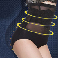 High Waisted Hip-lifting Antibacterial Briefs