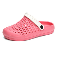 Hollow Out Breathable Multi-Way Flat Beach Slippers