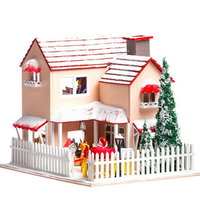 Hoomeda DIY Wood Dollhouse Miniature