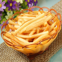 Imitation Wicker Baskets Popcorn Fries KTV Basket Snack Baskets Fruit Dish Dessert Dish Bread Basket