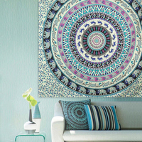 Indian Mandala Tapestry Wall Hanging Blanket Beach Towel Bedding Bedspread Home Decor