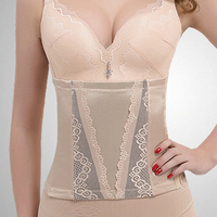 Jacquard Tummy Control Body Shaper Breathable Waist Corset Girdle
