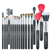 JAF 18Pcs Makeup Brushes Set Goat Horse Hair Eye Shadow Blend Blush Cosmetic Tools