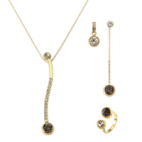 JASSY® Gold Platinum Jewelry Set