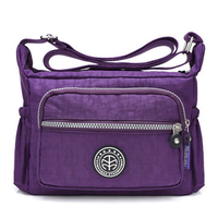 JINQIAOER Nylon Light Shoulder Bags Summer Outdoor Sports Waterproof Crossbody Bags For Women