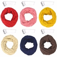 Kids Baby Boy Girl Winter Warm Knitting Soft Scarf Candy Colors Scarf