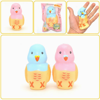 Kiibru Squishy Parrot Slow Rising Original Packaging Animal Pet Collection Gift Decor Toy
