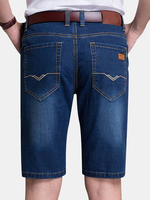 Knee Length Straight Thin Jeans