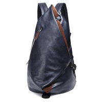 Large Capacity PU Leather Backpack For Men